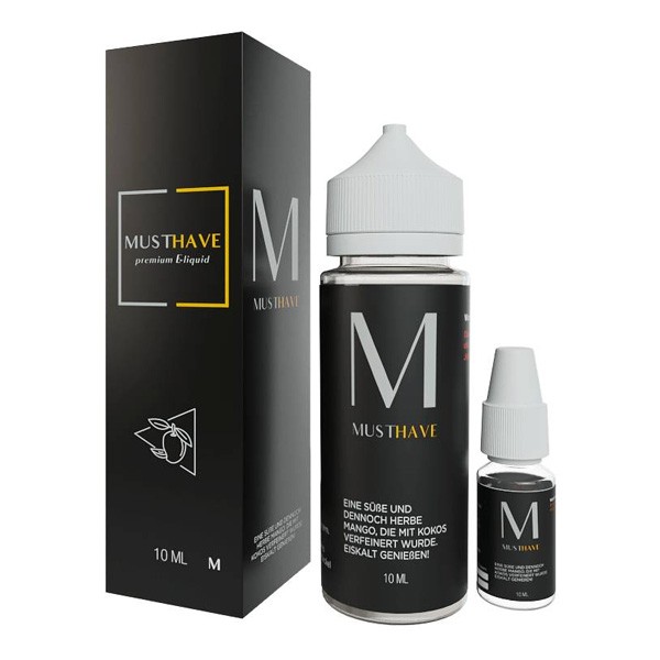 MUST HAVE M Aroma 10ml mit einer 120ml Leerflasche