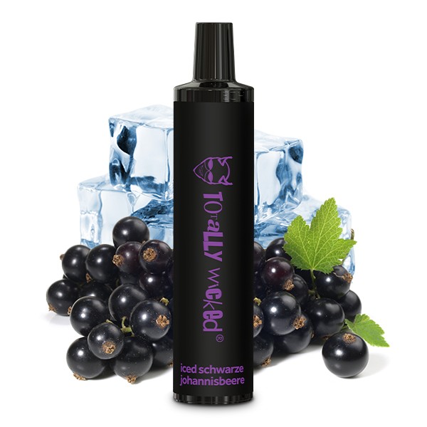 Totally Wicked Einweg Vape Pen - Iced Schwarze Johannisbeere