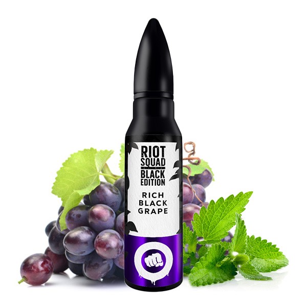 RIOT SQUAD Black Edition Rich Black Grape Aroma 15ml Mit Steuerzeichen