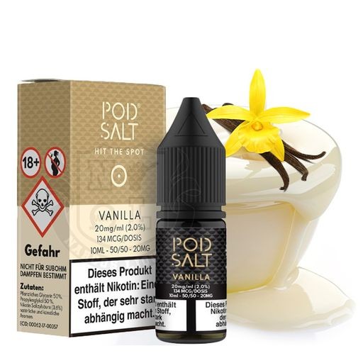 POD SALT Vanilla Nikotinsalz Liquid 10 ml