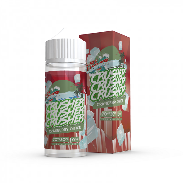Crusher E-Liquid - Cranberry on Ice 0mg 100ml