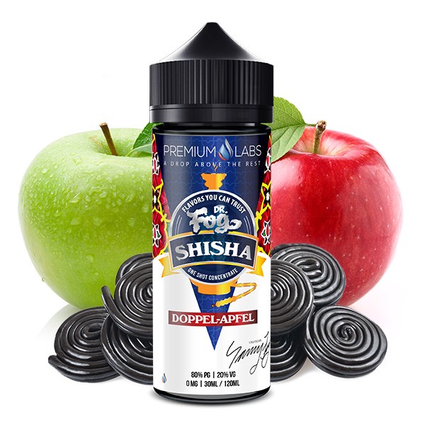 DR. FOG SHISHA Doppel Apfel Aroma 30ml