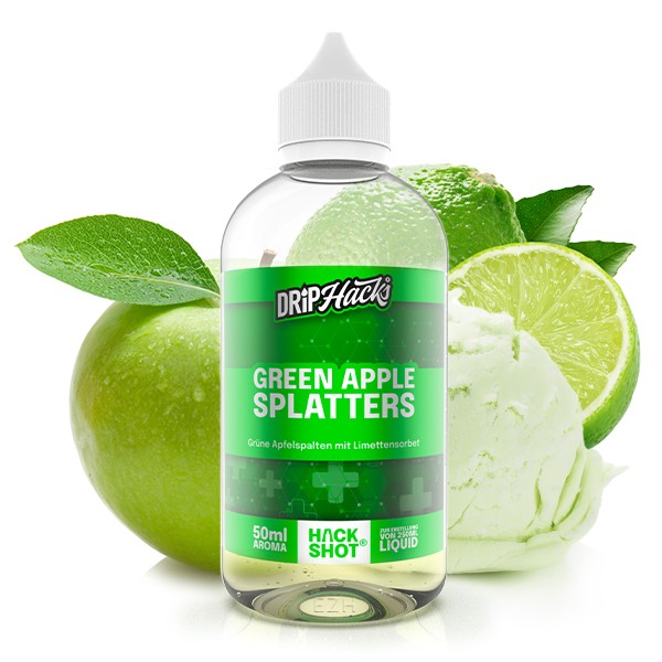 DRIP HACKS Green Apple Splatters Aroma 50ml
