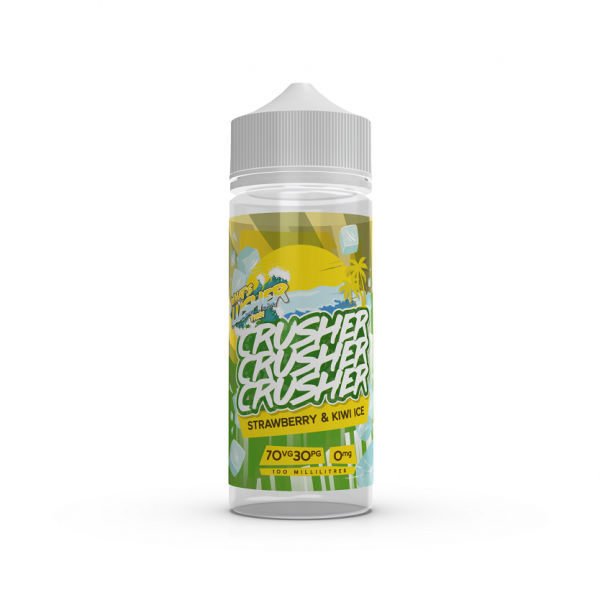 Crusher E-Liquid - Strawberry Kiwi Ice 0mg 100ml