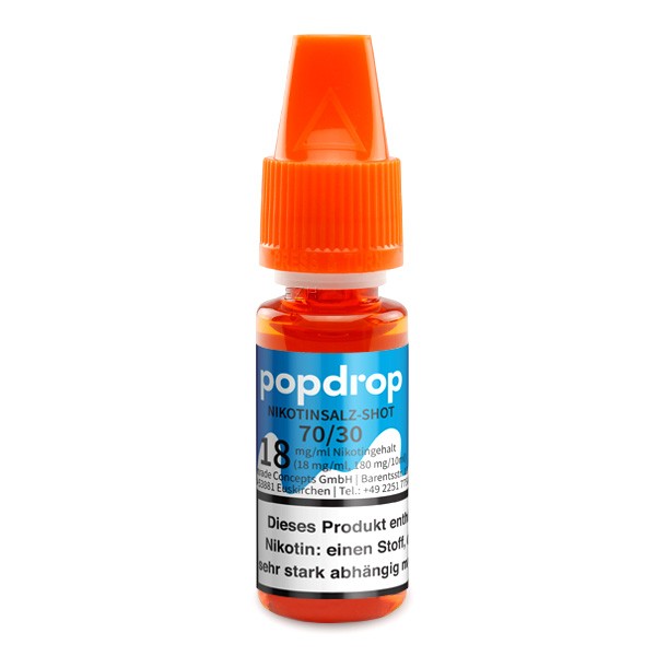 POPDROP Nikotinsalz-Shot 70/30 18mg 10ml