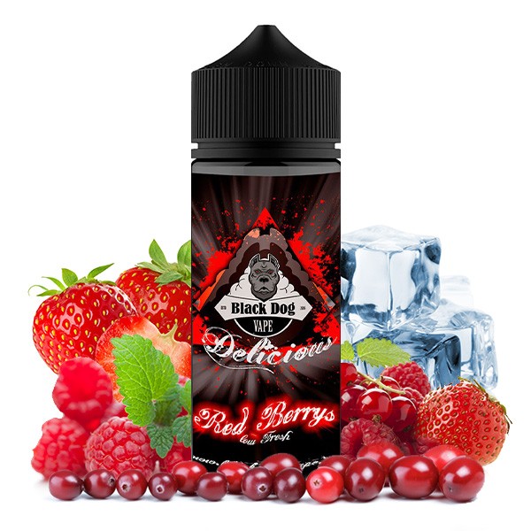 Black Dog Vape - Red Berrys low Fresh