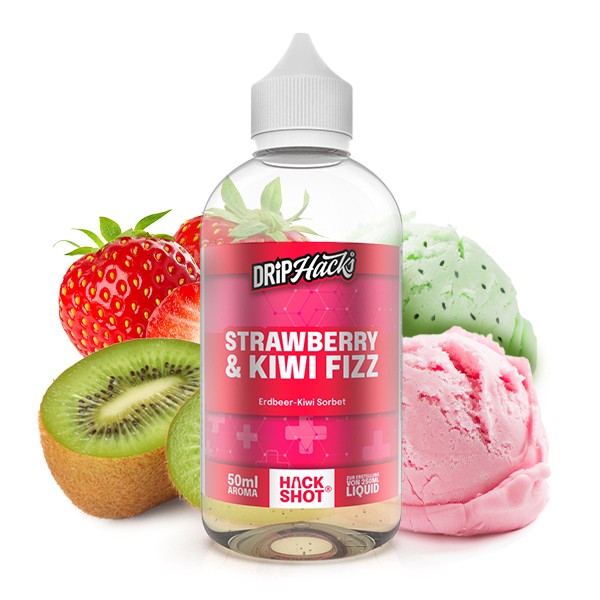 DRIP HACKS Strawberry & Kiwi Fizz Aroma 50ml