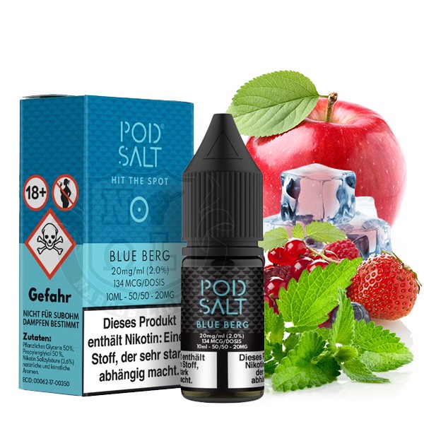 POD SALT Blue Berg Nikotinsalz Liquid 10 ml