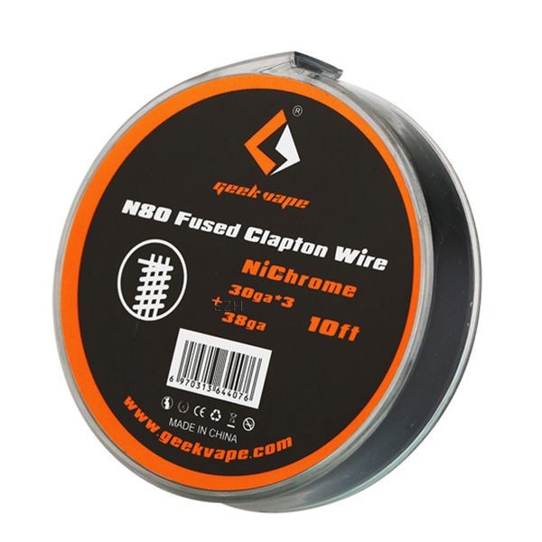 GEEKVAPE 3 Meter N80 Fused Clapton 30*3/38GA (0.25*3/0.10 mm) Wickeldraht - ZN09