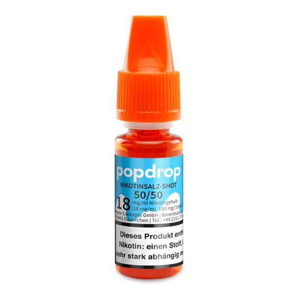 POPDROP Nikotinsalz-Shot 50/50 10ml