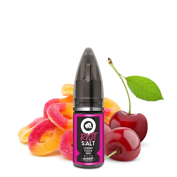 Riot Salt - Cherry Fizzle - Hybrid Nic Salt - 10ml -