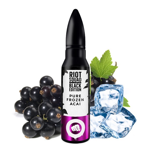 RIOT SQUAD Black Edition Pure Frozen Acai Aroma 15ml Mit Steuerzeichen