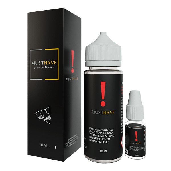 MUST HAVE ! Aroma 10ml mit einer 120ml Leerflasche