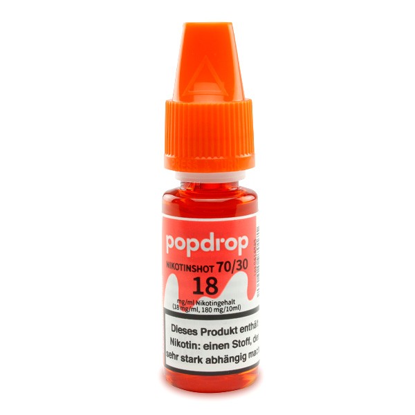 PopDrop 70 VG / 30 PG Nikotinshot 18mg 10ml