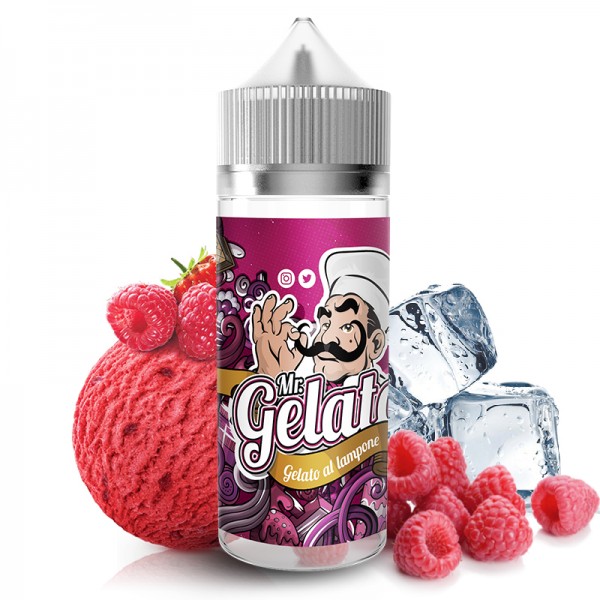 Mr.Gelato-Gelato Al Lampone 100ml 0mg