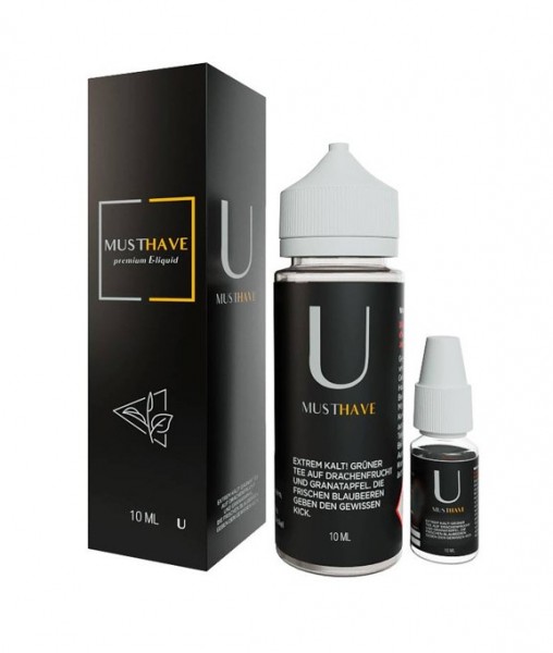 MUST HAVE U Aroma 10ml mit einer 120ml Leerflasche