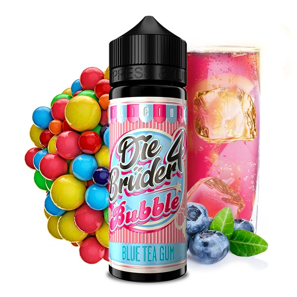 Die 4 Brüder Bubble - Blue Tea Gum