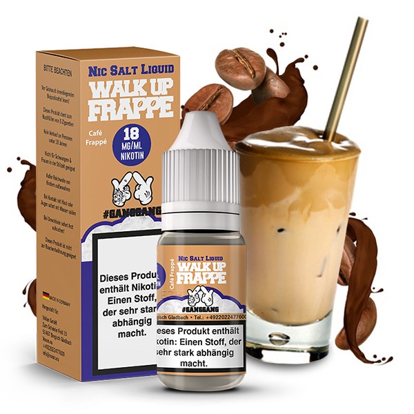 GANGGANG Walk Up Frappe Nikotinsalz Liquid 10 ml 18mg