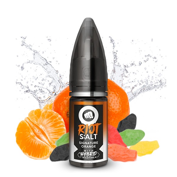 Riot Salt - Black Edition - Signature Orange - Hybrid Nic Salt - 10ml -