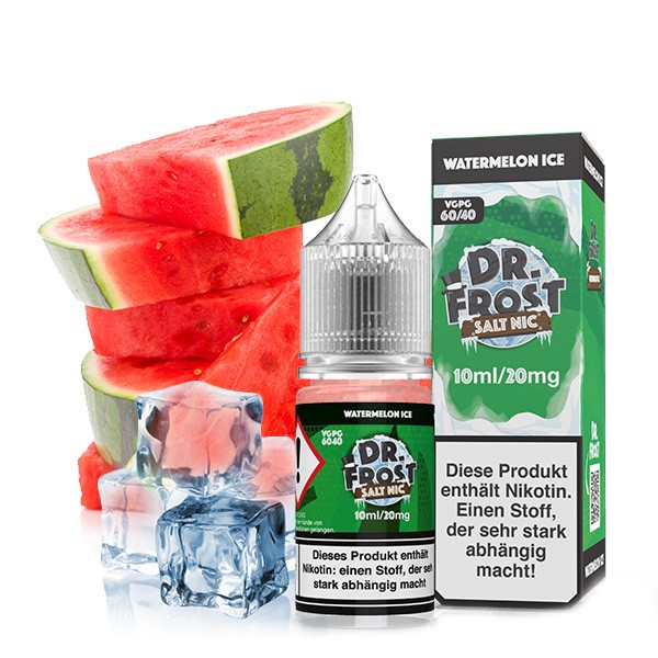 DR. FROST Watermelon Ice Nikotinsalz Liquid 10 ml 20mg