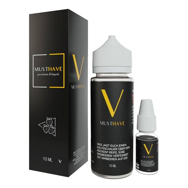 MUST HAVE V Aroma 10ml mit einer 120ml Leerflasche