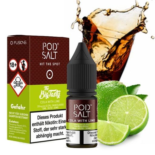POD SALT FUSION Cola with Lime Nikotinsalz Liquid 20mg