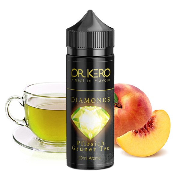 DR. KERO DIAMONDS Pfirsich Grüner Tee Aroma 20ml