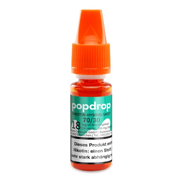 POPDROP Nikotin-Hybrid-Salt-Shot 70/30 18mg 10ml