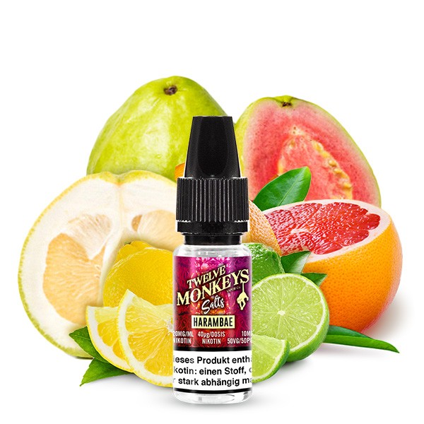 Twelve Monkeys Harambae Nikotinsalz Liquid 10 ml