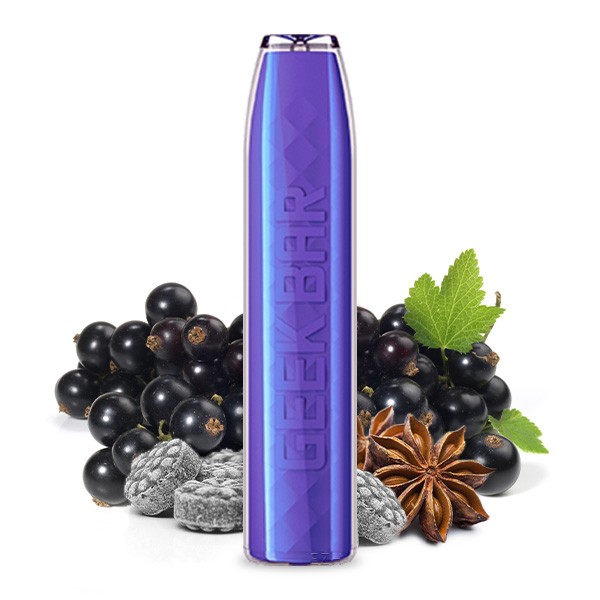 Geek Bar Einweg E-Zigarette - blackcurrant-menthol-20mg - voraussichtlich verfügbar ab dem 31.01.